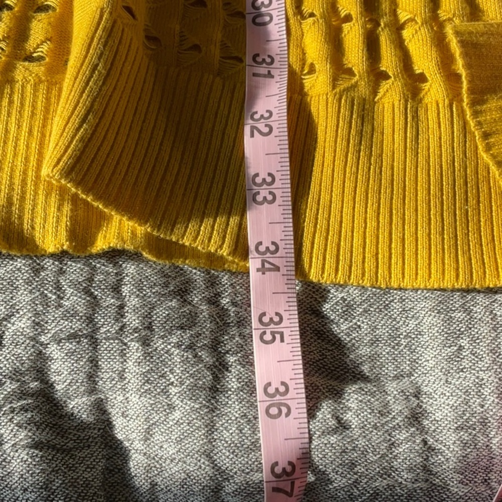 Kasper Mustard Yellow Cardigan L - Picture 7 of 7